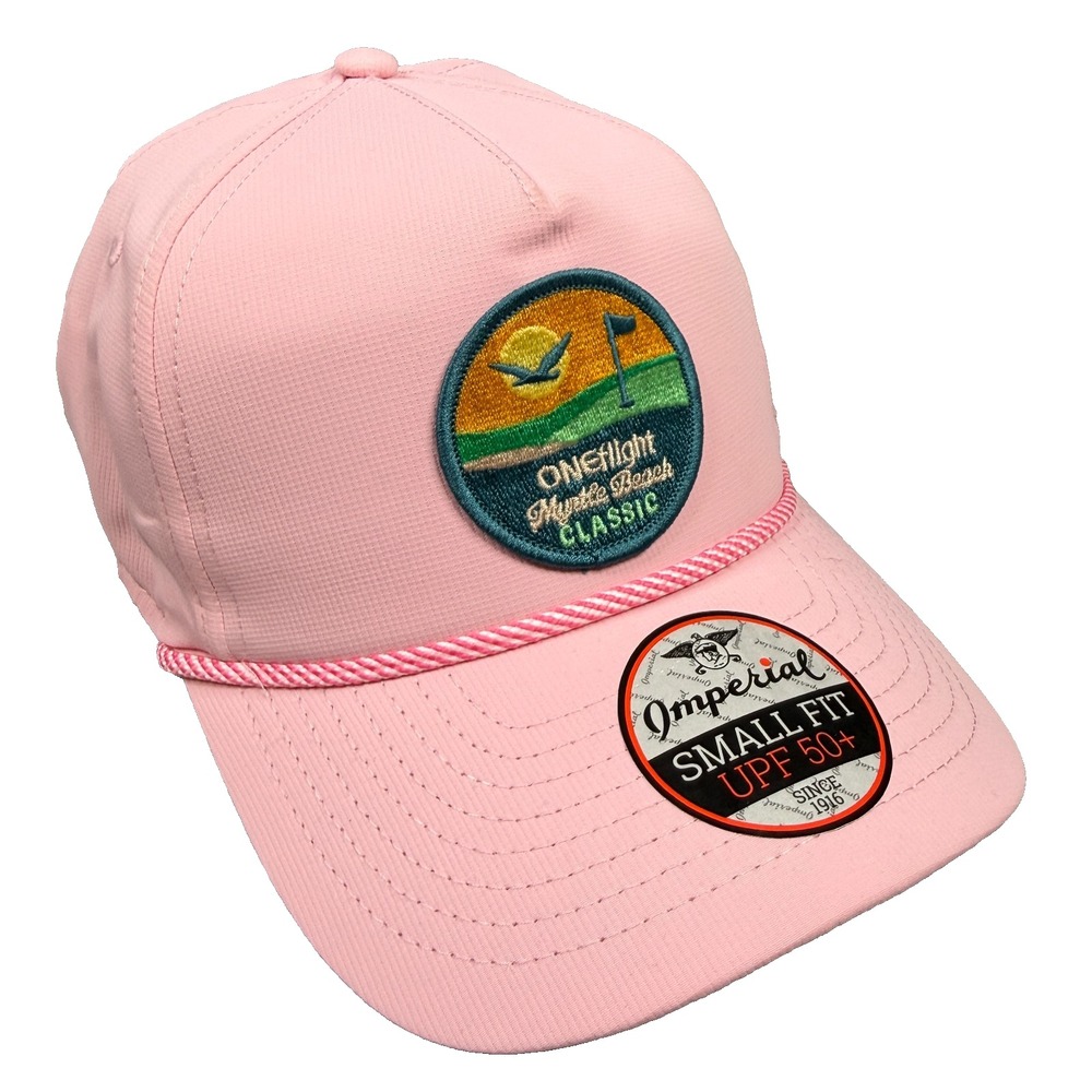 ONEflight Myrtle Beach Classic Golf Hat Cap Pink Imperial Small Fit PGA Tour NWT